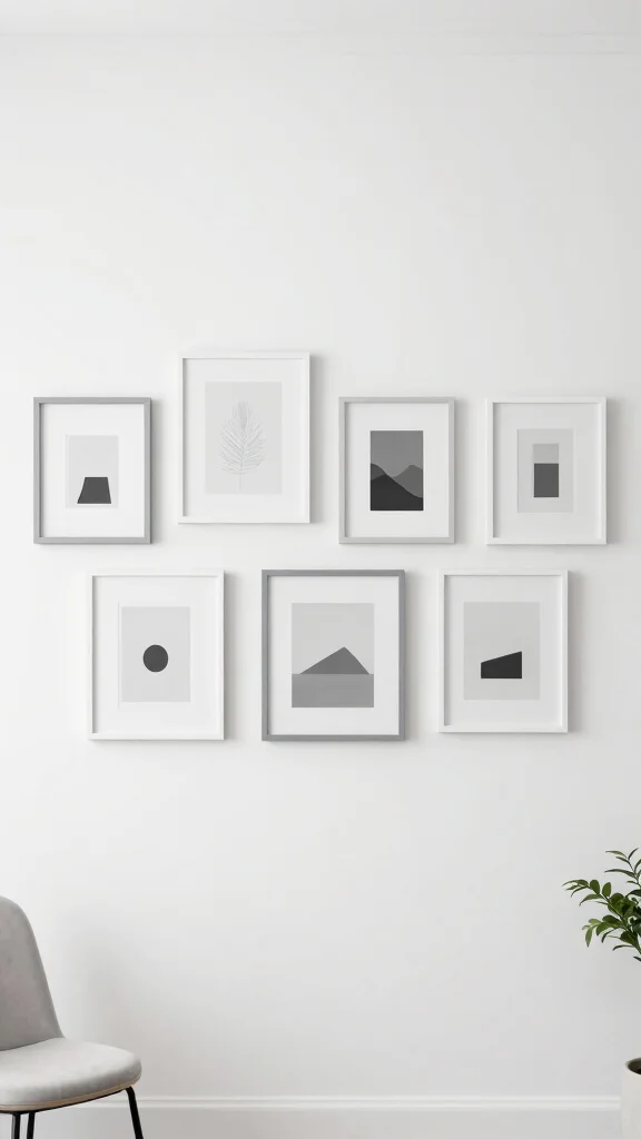 11 11x14 Picture Frame Wall Ideas for a Medium Impactful Wall Display - 10. Minimalist Elegance 1