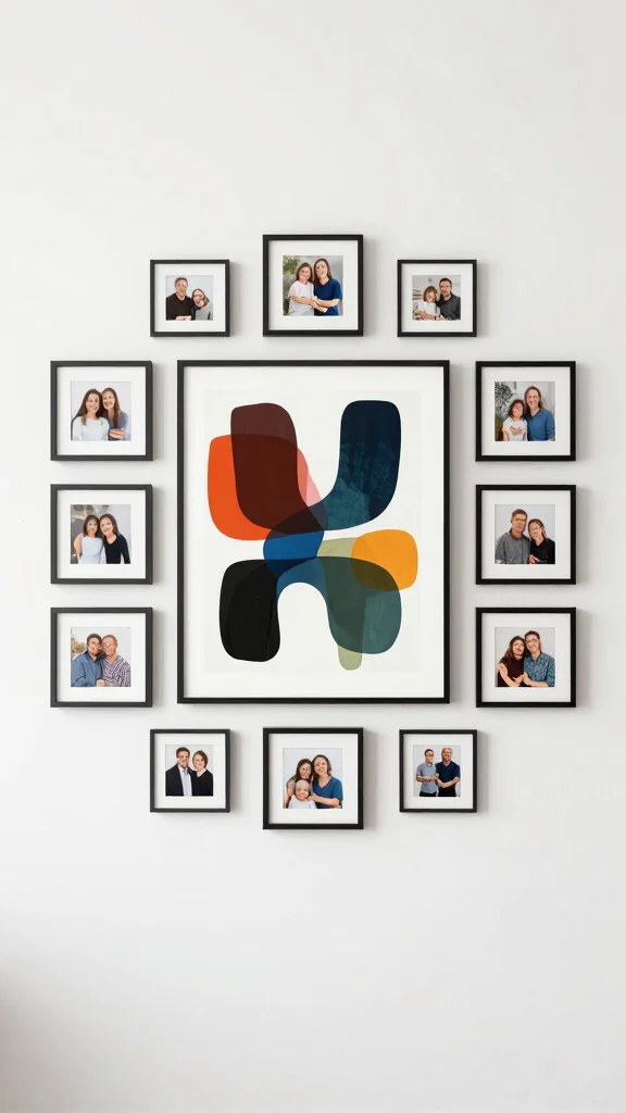 11 11x14 Picture Frame Wall Ideas for a Medium Impactful Wall Display - 5. The Statement Art Piece 1