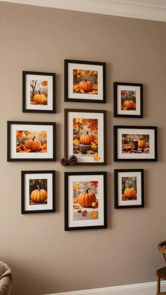 11 11x14 Picture Frame Wall Ideas for a Medium Impactful Wall Display - 9. Seasonal Switch-Up 1