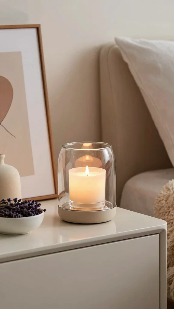 11 Bedroom Candle Warmer Ideas for a Relaxing Spa-Like Atmosphere - 2. Elegant Glass Candle Warmers 1