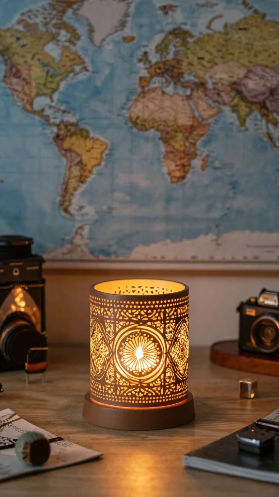 11 Bedroom Candle Warmer Ideas for a Relaxing Spa-Like Atmosphere - 7. Travel-Inspired Candle Warmers 1
