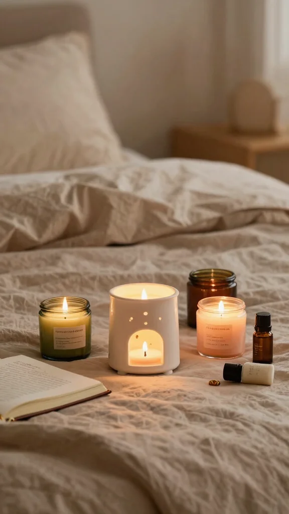 11 Bedroom Candle Warmer Ideas for a Relaxing Spa-Like Atmosphere - 9. Scented Candle Warmer Blends 1