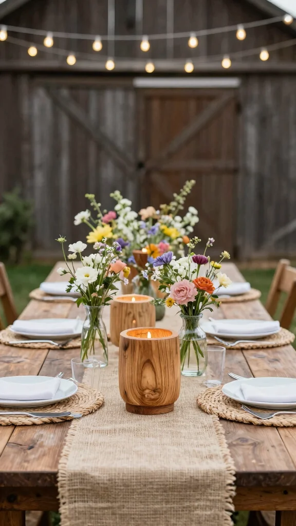 11 Candle Warmer Ideas for Special Events: From Dinner Parties to Weddings - 1. Rustic Charm with Wooden Candle Warmers 1