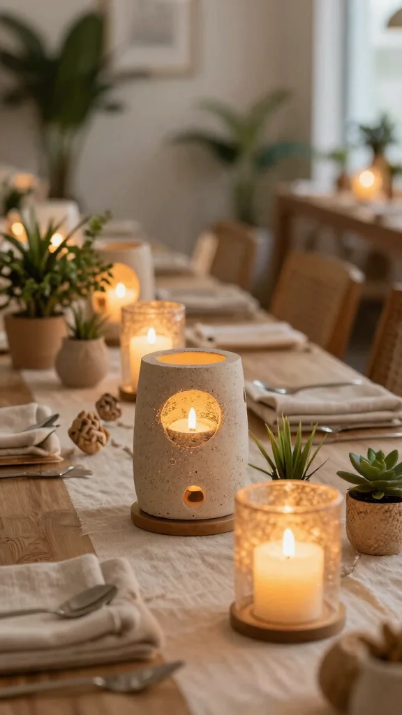 11 Candle Warmer Ideas for Special Events: From Dinner Parties to Weddings - 10. Eco-Friendly Designs for Sustainable Celebrations 1