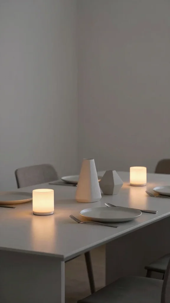 11 Candle Warmer Ideas for Special Events: From Dinner Parties to Weddings - 4. Minimalist Designs for Modern Gatherings 1