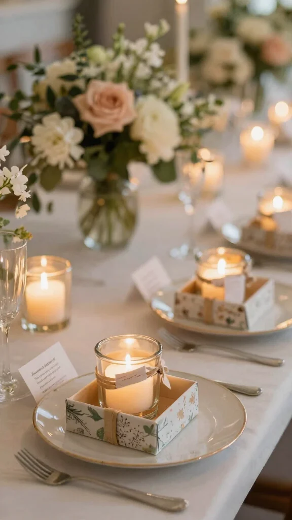 11 Candle Warmer Ideas for Special Events: From Dinner Parties to Weddings - 8. Candle Warmers as Guest Favors 1