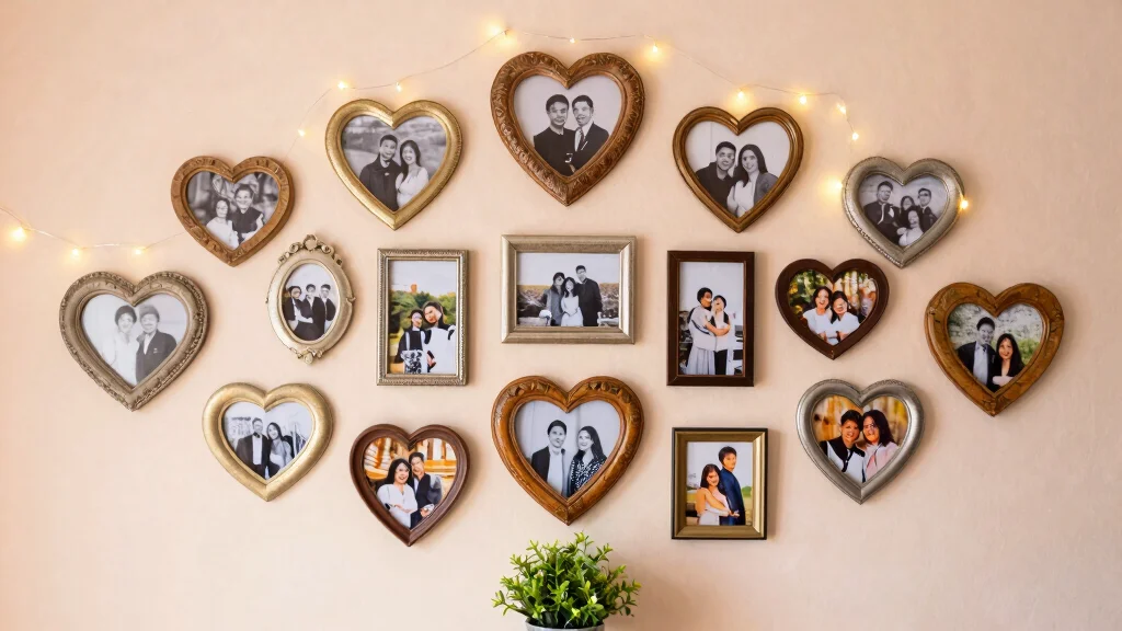 11 Heart-Shaped Picture Frame Ideas for a Sweet Romantic Wall Display
