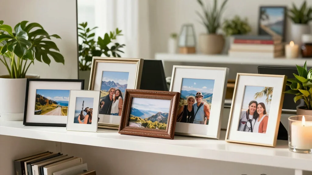 11 Standing Picture Frame Ideas for Shelves, Desks, and Mantles