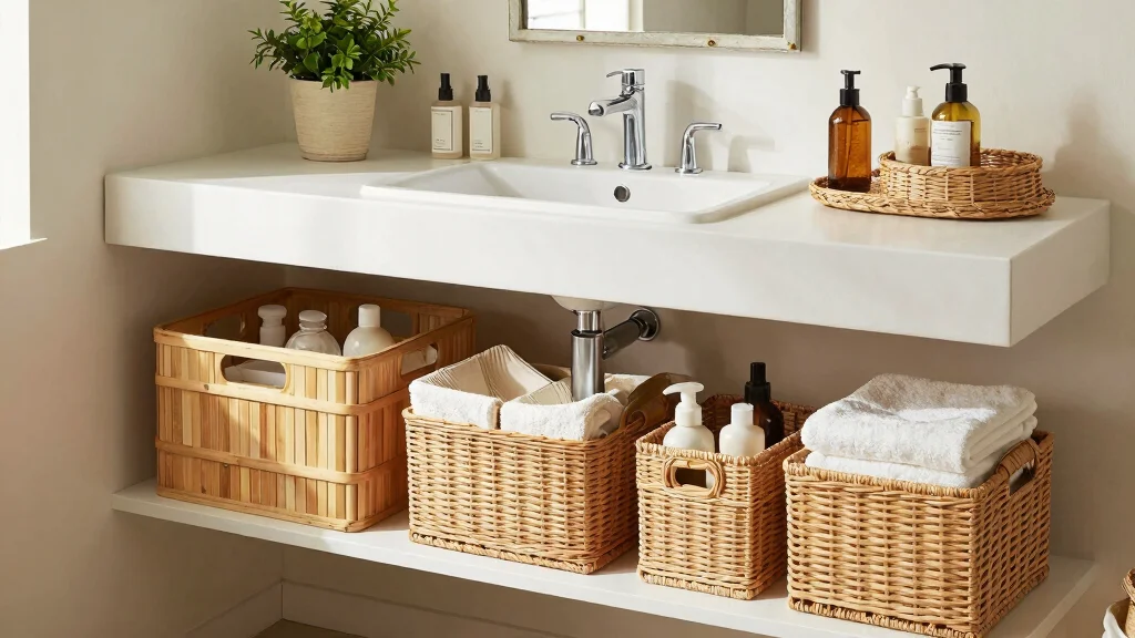 11 Under-Vanity Basket Ideas for Extra Bathroom Storage