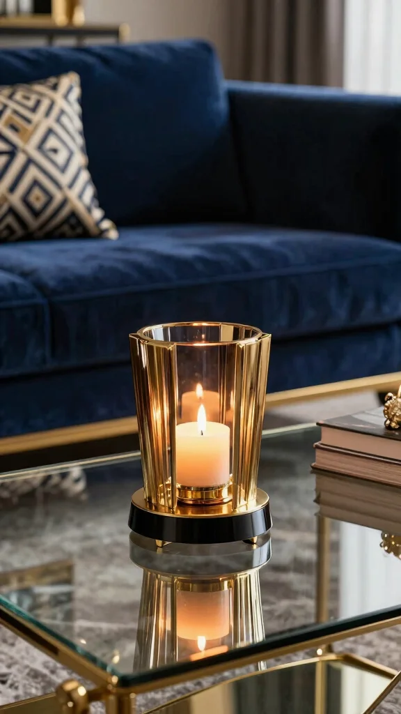 11 Vintage Candle Warmer Ideas for a Nostalgic Antique-Inspired Home Detail - 4. Art Deco-Inspired Candle Warmers 1
