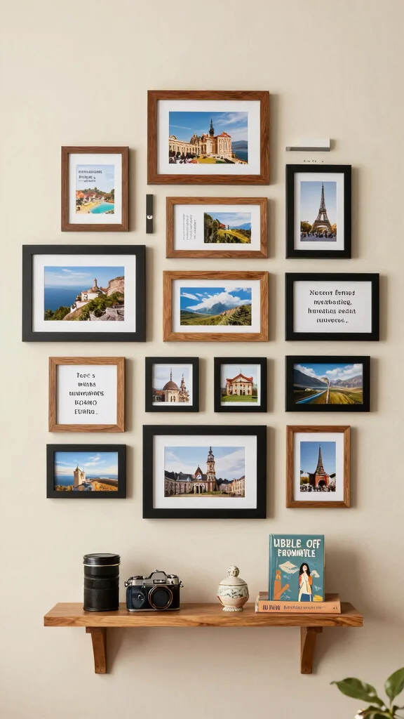12 16x20 Picture Frame Wall Ideas for a Large-Format Statement Display - 3. Themed Collections 1