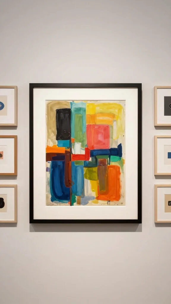 12 16x20 Picture Frame Wall Ideas for a Large-Format Statement Display - 8. Art as a Focal Point 1