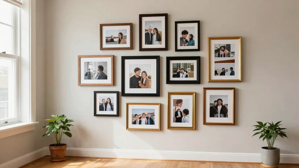 12 5x7 Picture Frame Wall Ideas for a Compact Layered Display