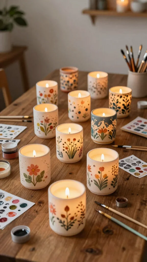 12 Aesthetic Candle Warmer Ideas for a Styled Mood-Setting Home Display - 10. Personalizing Your Candle Warmers 1