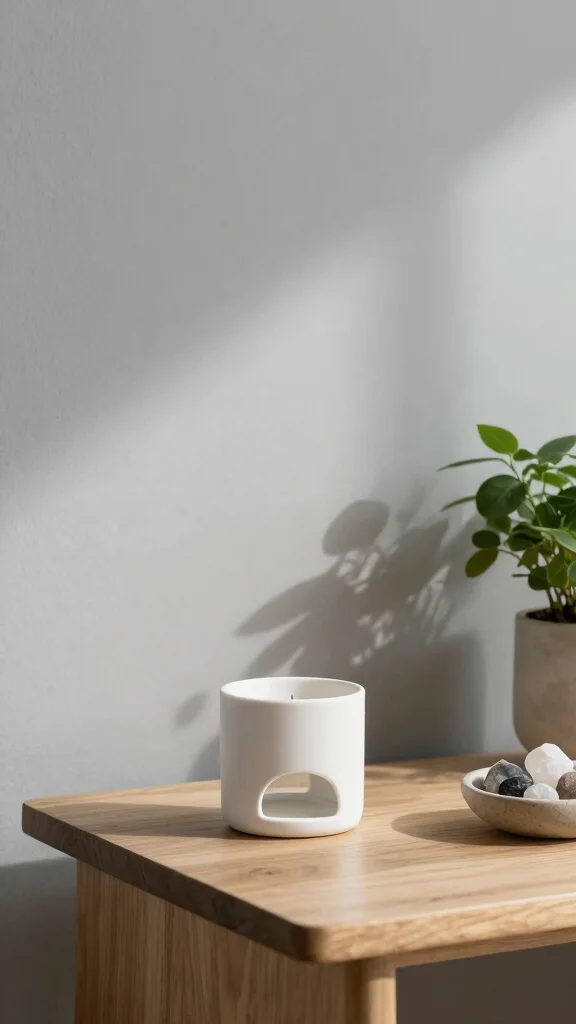 12 Aromatherapy Candle Warmer Ideas for a Calming Wellness-Focused Home - 1. Minimalist Ceramic Candle Warmers 1