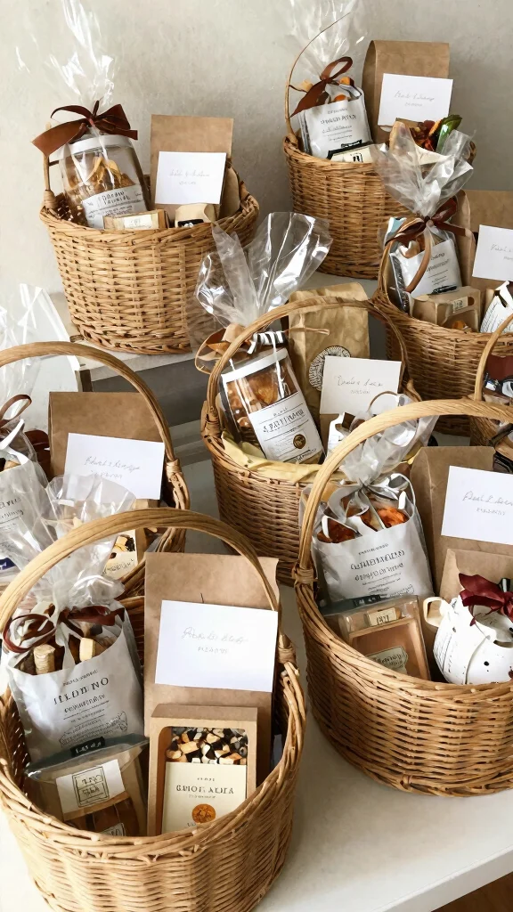 12 Basket With Handle Ideas for Carrying Display and Versatile Storage - 12. Eco-Friendly Gift Baskets 1