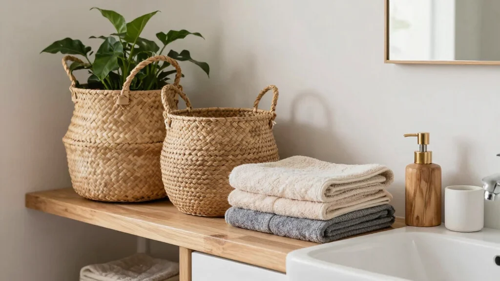 12 Bathroom Basket Decor Ideas That Are Functional and Beautiful