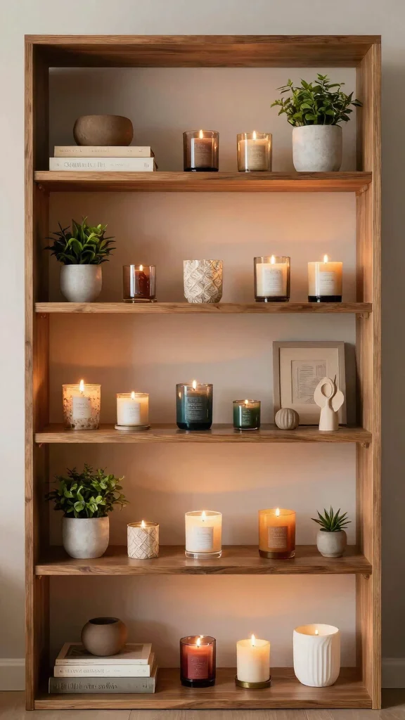 12 Candle Warmer Ideas for Every Room From Bedroom to Bathroom - 10. Creative Candle Warmer Displays 1