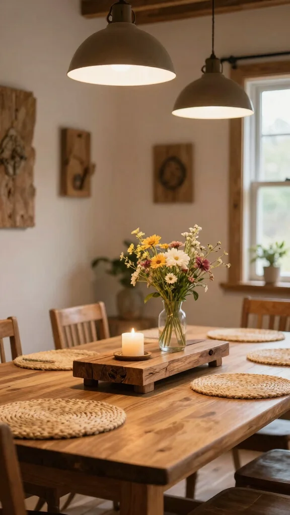 12 Candle Warmer Ideas for Every Room From Bedroom to Bathroom - 3. Rustic Charm in the Dining Area 1