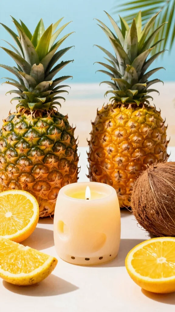 12 Candle Warmer Wax Melt Recipes for Every Season and Mood - 6. Tropical Paradise Escape 1