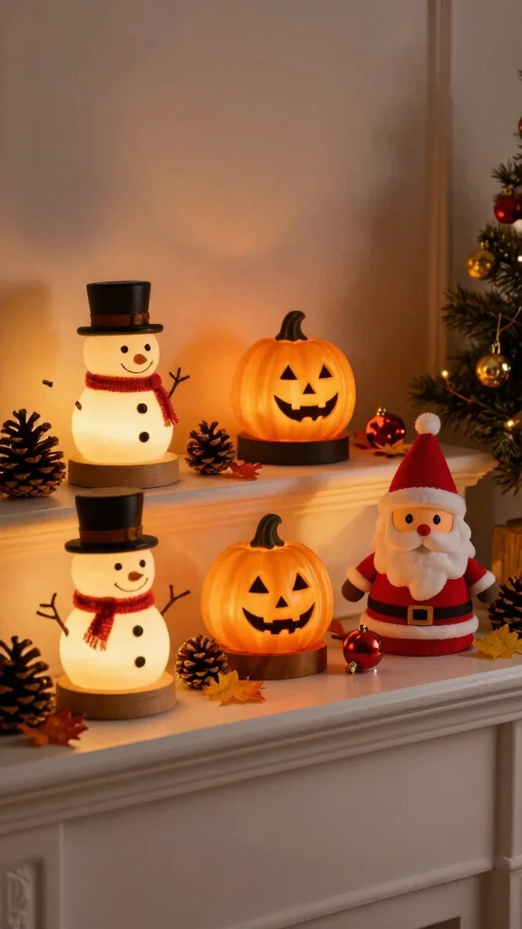 12 Cute Candle Warmer Ideas for a Charming Cozy Home - 3. Seasonal Holiday Candle Warmers 1