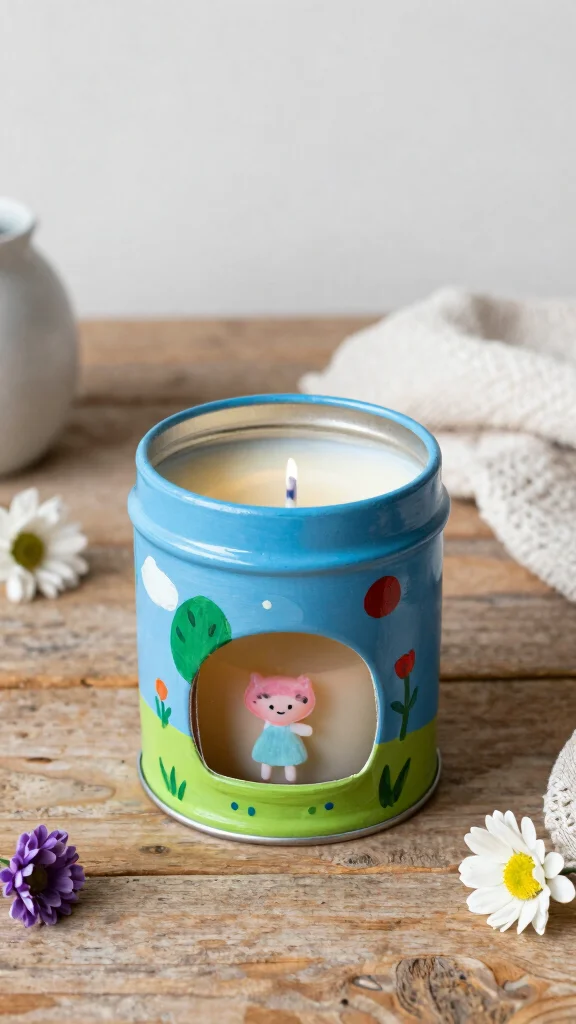 12 DIY Candle Warmer Ideas for Custom Handmade Scented Home Accents - 6. Tin Can Candle Warmer 1