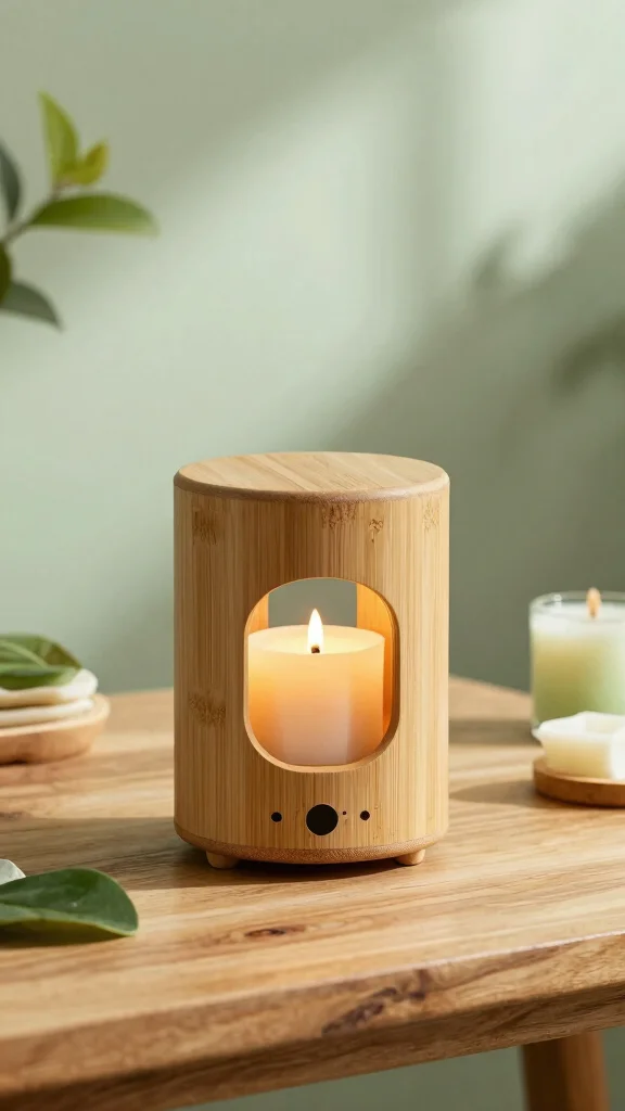 12 Electric Candle Warmer Ideas for Safe Scent-Filled Home Ambiance - 11. Eco-Friendly Materials and Designs 1