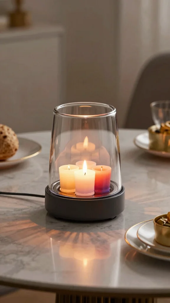 12 Electric Candle Warmer Ideas for Safe Scent-Filled Home Ambiance - 2. Elegant Glass Designs 1