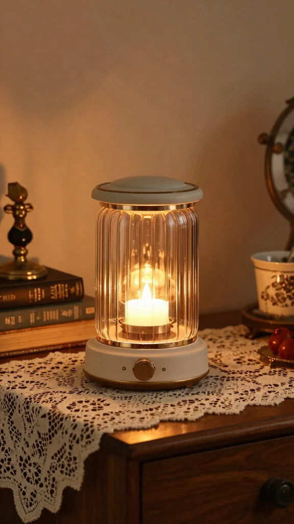 12 Electric Candle Warmer Ideas for Safe Scent-Filled Home Ambiance - 5. Vintage-Inspired Warmers 1