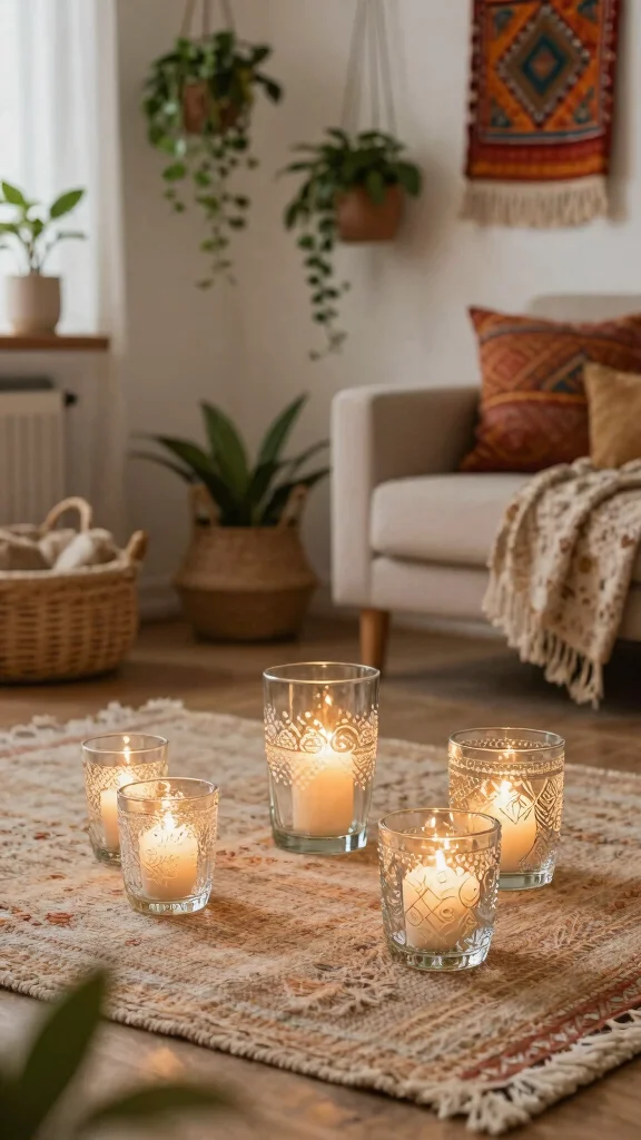 12 Glass Candle Warmer Ideas for a Delicate Light-Catching Glow - 10. Bohemian Glass Warmers 1