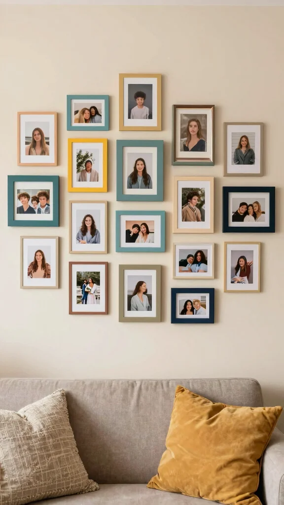 12 Handmade Picture Frame Ideas for One-of-a-Kind Personal Wall Art - 10. Greeting Card Frames 1