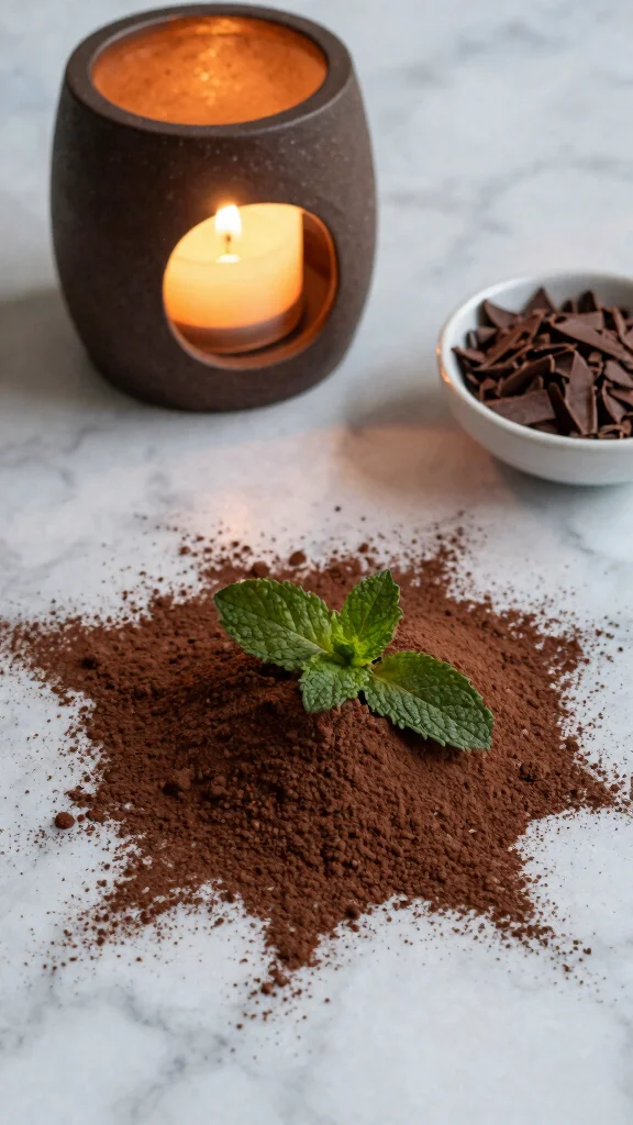 12 Homemade Candle Warmer Scent Ideas Using Simple Pantry Ingredients - 7. Chocolate Mint Indulgence 1