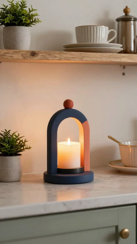 12 Kitchen Candle Warmer Ideas for a Scented Cozy Cooking Space - 12. Statement Piece Warmers 1