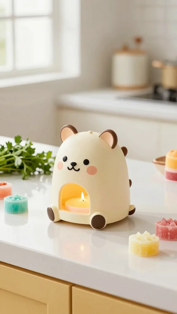 12 Kitchen Candle Warmer Ideas for a Scented Cozy Cooking Space - 5. Fun Themed Warmers 1