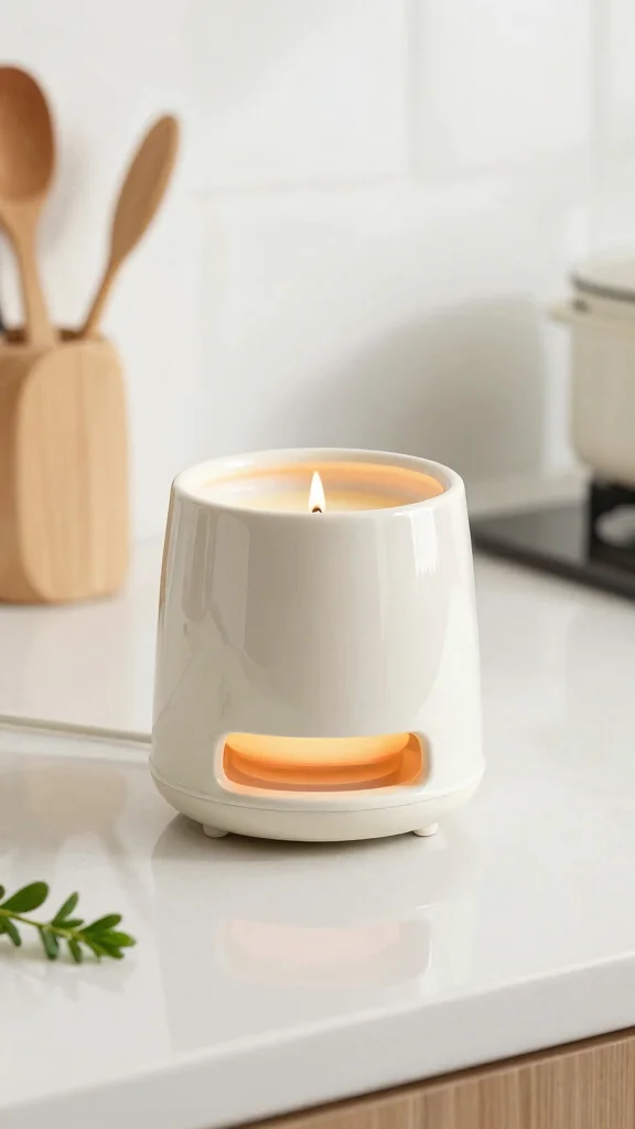 12 Kitchen Candle Warmer Ideas for a Scented Cozy Cooking Space - 8. Heating Plate Warmers 1