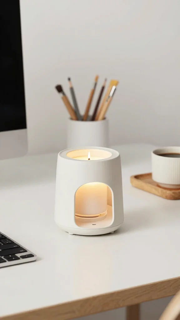 12 Modern Candle Warmer Ideas for a Clean Minimal Design-Forward Home - 7. Multi-Functional Candle Warmers 1