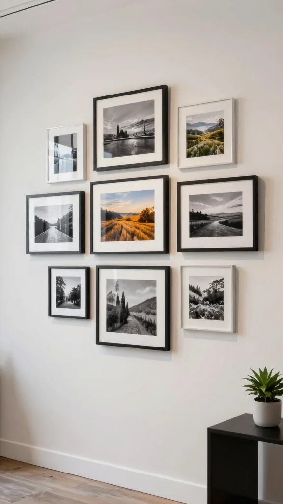 12 Modern Picture Frame Ideas for a Clean Design-Forward Wall Display - 1. Floating Frames for Effortless Elegance 1