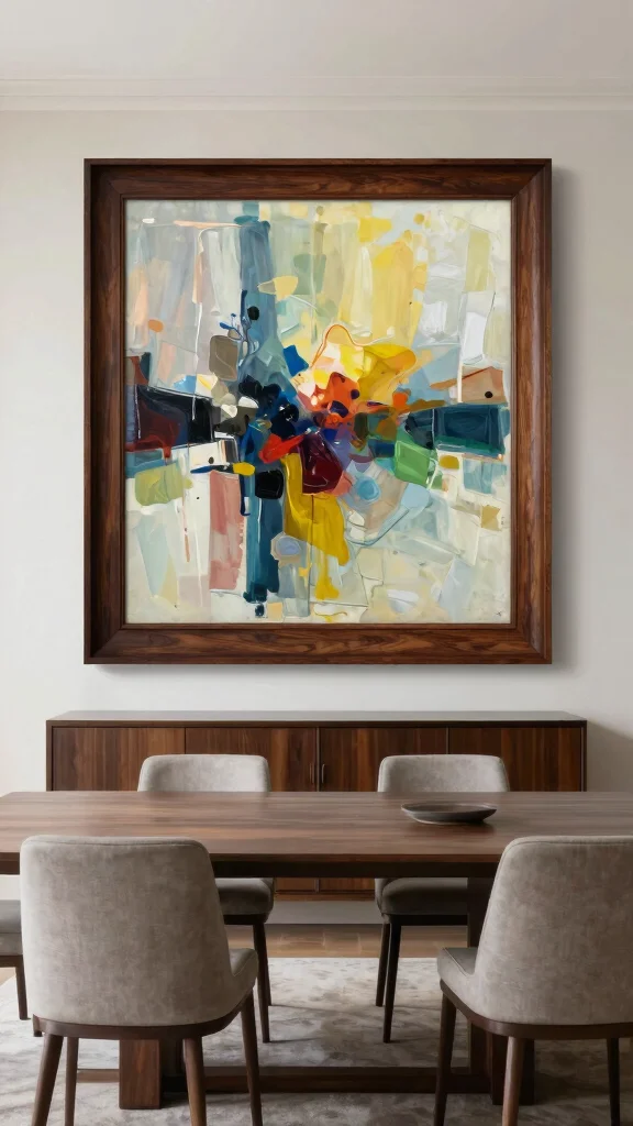 12 Modern Picture Frame Ideas for a Clean Design-Forward Wall Display - 7. Oversized Statement Frames 1