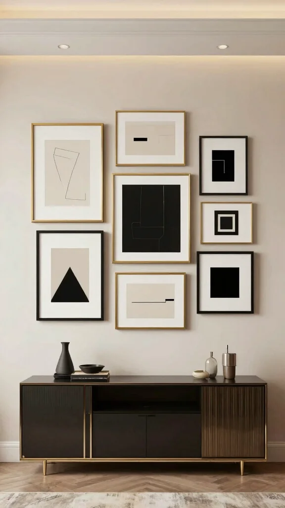 12 Painted Picture Frame Ideas to Refresh Upcycle and Personalize - 6. Geometric Designs 1