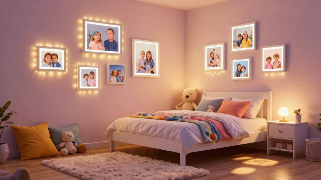 12 Picture Frame With Light Ideas for a Glowing Illuminated Wall Display