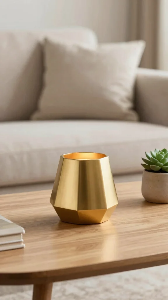 12 Pretty Candle Warmer Ideas for a Beautiful Scented Home Display - 1. Geometric Elegance 1