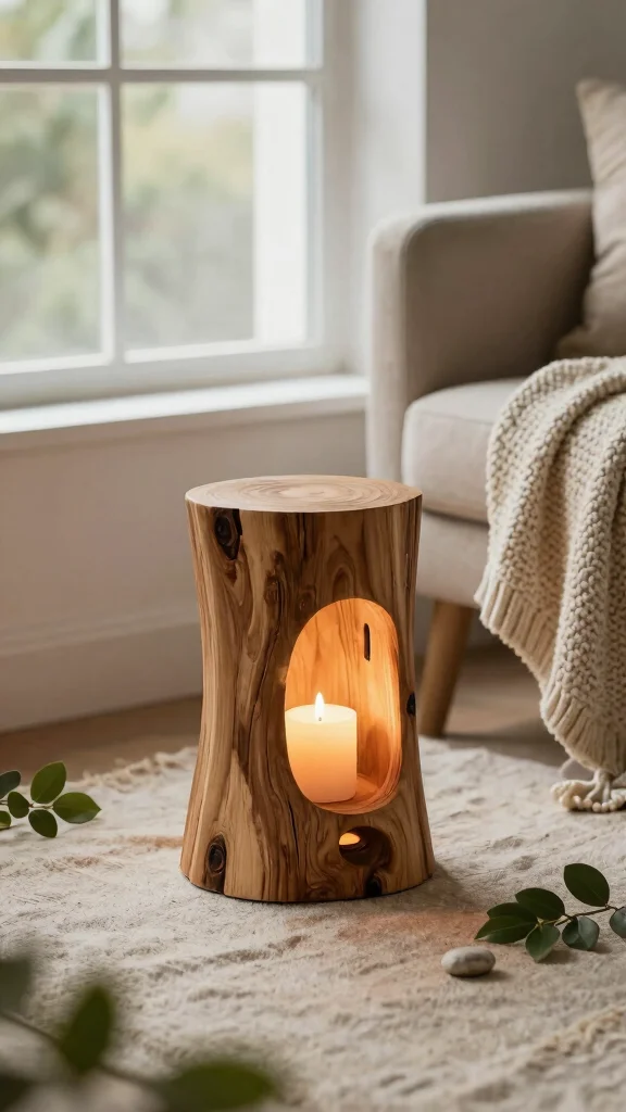 12 Pretty Candle Warmer Ideas for a Beautiful Scented Home Display - 3. Nature-Inspired Designs 1