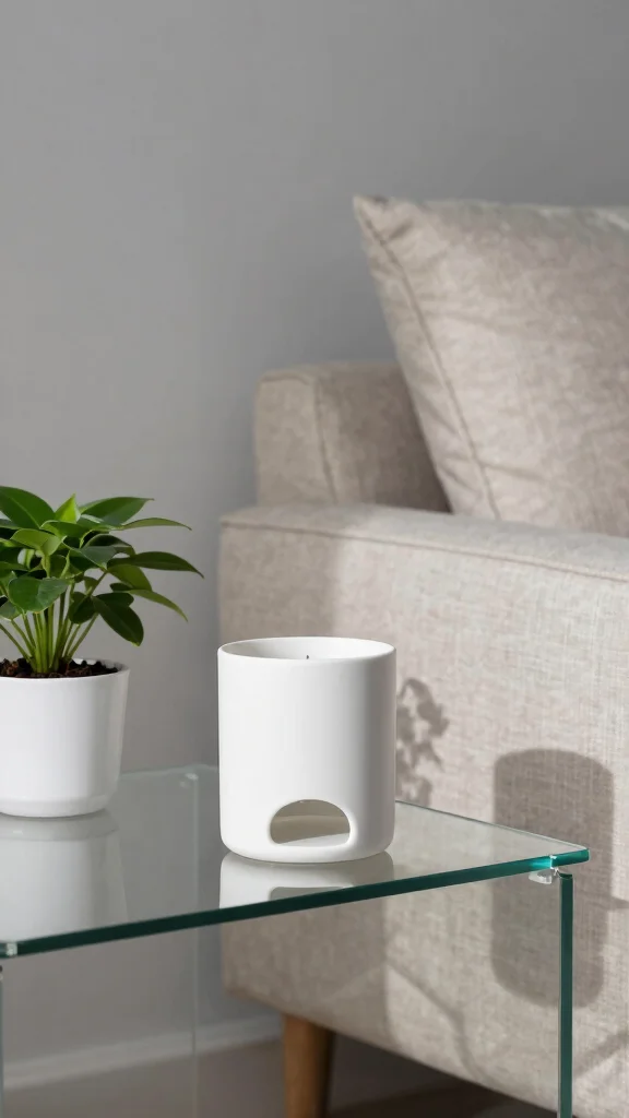 12 Pretty Candle Warmer Ideas for a Beautiful Scented Home Display - 5. Minimalist White Warmers 1