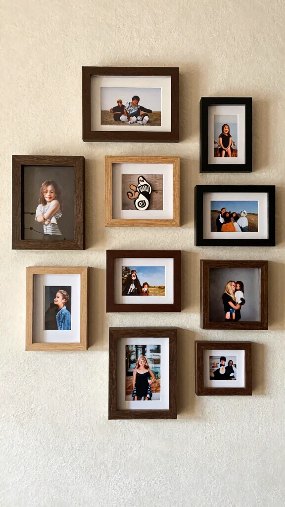12 Rustic Picture Frame Ideas for a Warm Textured Wall Display - 9. Shadow Box Frames 1