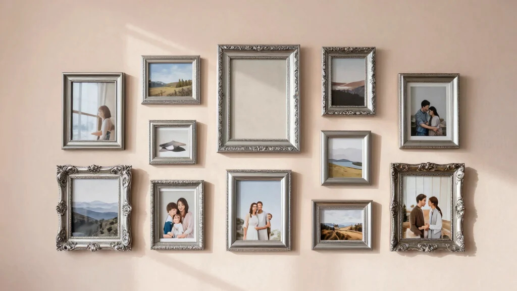 12 Silver Picture Frame Ideas for a Cool Elegant Wall Display