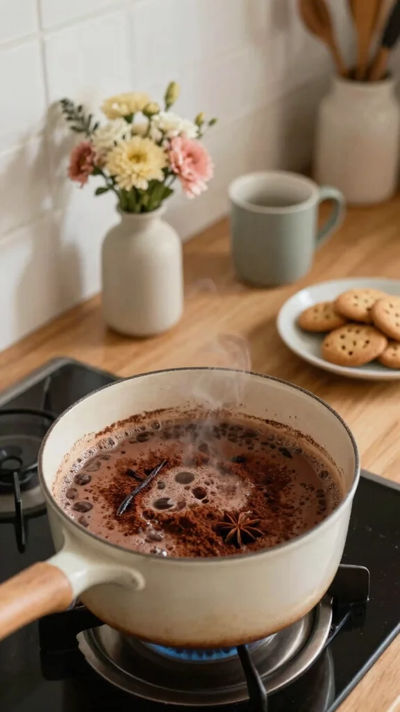 12 Simmer Pot Candle Warmer Ideas for an All-Natural Aromatic Home - 11. Chocolate Cocoa Simmer Pot 1