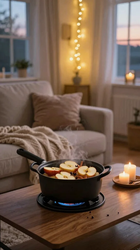 12 Simmer Pot Candle Warmer Ideas for an All-Natural Aromatic Home - 2. Spiced Apple Cider Aroma 1