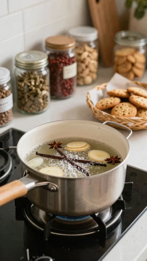 12 Simmer Pot Candle Warmer Ideas for an All-Natural Aromatic Home - 4. Warm Vanilla Bean and Spice 1