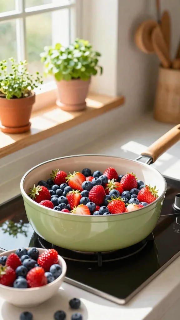 12 Simmer Pot Candle Warmer Ideas for an All-Natural Aromatic Home - 6. Berry Bliss Simmer Pot 1