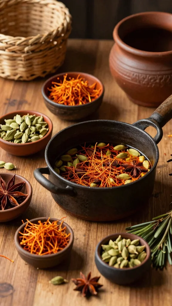 12 Simmer Pot Candle Warmer Ideas for an All-Natural Aromatic Home - 9. Exotic Cardamom and Saffron 1